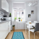 Tapis de Cuisine carreaux Aqua