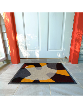 Paillasson Les Courbes jaunes