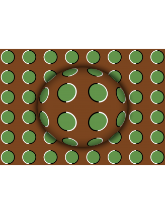 Paillasson Art Optique "Rond"