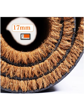 tapis coco à la découpe sur mesure, épaisseur 17 mm.
