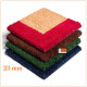 Tapis Brosse Coco H23mm SUR MESURE Bord couleur