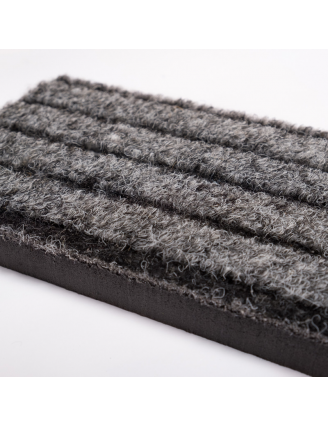Tapis d'entrée sur mesure Gris H22mm (Alternative tapis Alu)