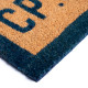 Tapis Brosse Coco Lettres et Bord Couleur H17mm (pulvérisation)