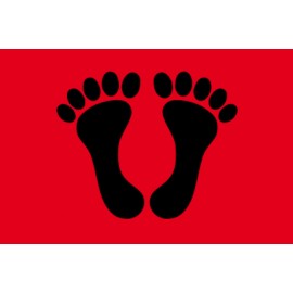 pied de yéti, en paillasson