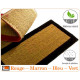 Tapis coco bord couleur semelle tissée (3 tailles dispo).