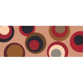 tapis de cuisine visuel des années 50, tapis fifty's