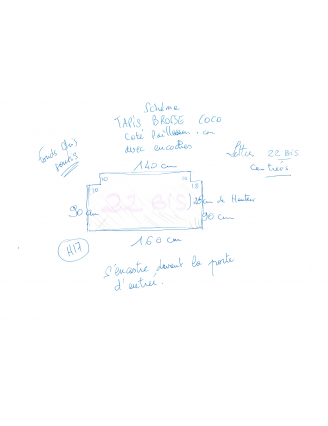 paillasson avec forme spéciale