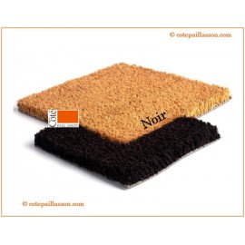 coco brosse de couleur, teinté à coeur, Paillasson Bord couleur