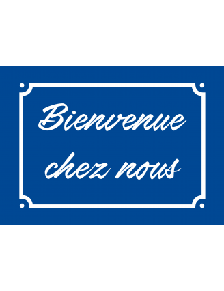 Paillasson plaque de rue