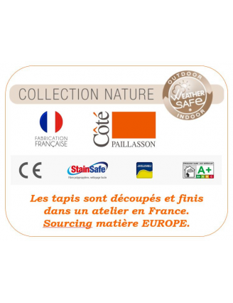 Tapis sur mesure Beige chiné Osaka PST