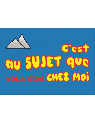 Paillasson Montagne, paillasson airbnb, paillasson les Bronzes, paillasson ski