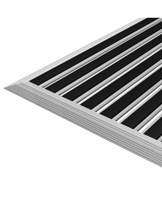 paillasson extérieur, structure alu et caoutchouc