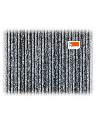 Tapis d'accueil Aiguilleté sur mesure Gris H7mm- largeur 1m