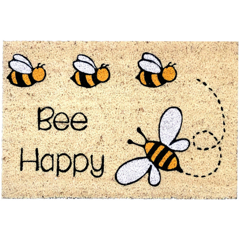 Paillasson Bee Happy, "Abeilles"