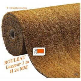 rouleau de coco épaisseur H24, 1 mètre de largeur