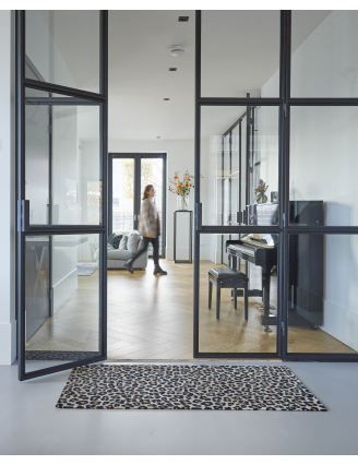 Tapis d'entrée Nuances Léopard 67 x 150 cm.