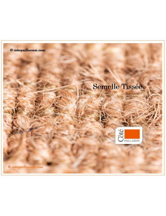 Tapis brosse Coco sur mesure EXTRA Tissé H24/25 mm