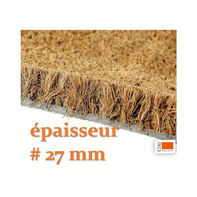 paillasson épaisseur 27 mm. paillasson épaisseur 27 mm.