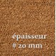 coco de 20mm  d'epaisseur