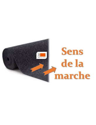 Rouleau de Tapis d'accueil Aiguilleté Anthracite 7mm