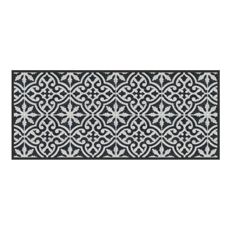 tapis de cuisine Noir et gris tapis de cuisine Noir et gris