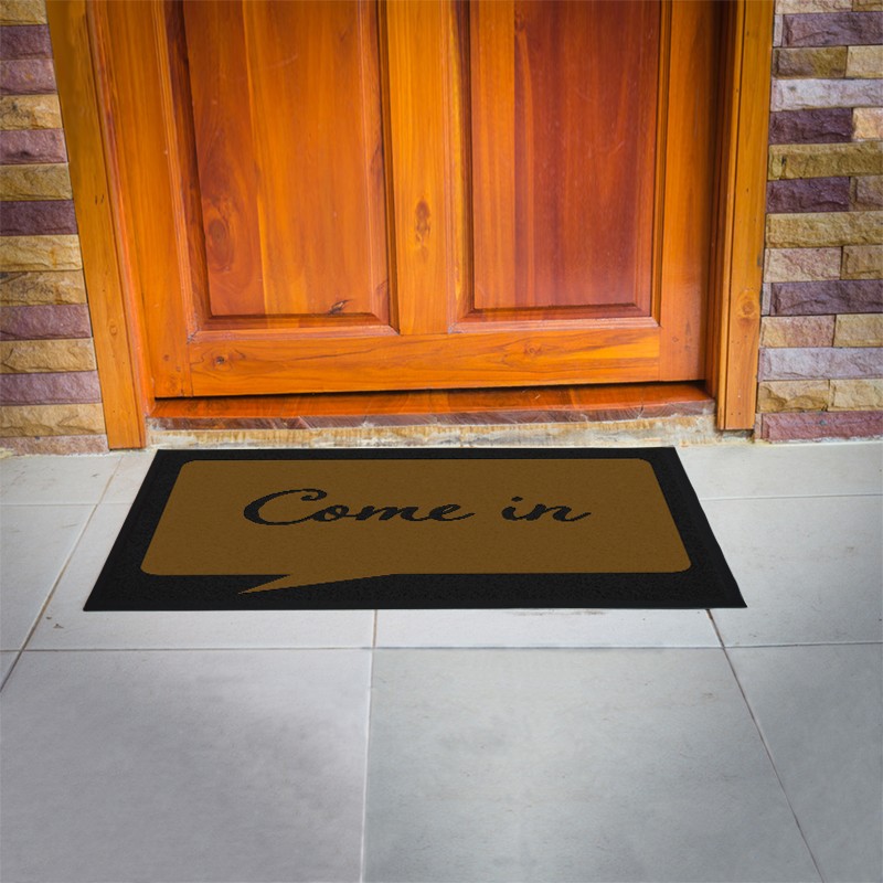 Paillasson "Come In" façon BD.