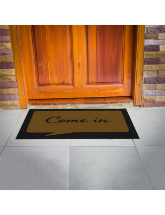 Paillasson "Come In" façon BD.