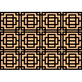 Design de tapis d'entrée style art déco