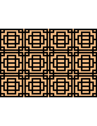 Design de tapis d'entrée style art déco