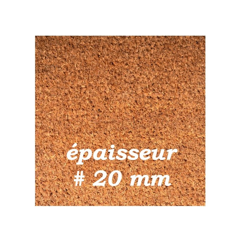 PAILLASSON COCO QUALITE SUPERIEURE 20 mm