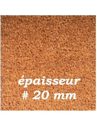PAILLASSON COCO QUALITE SUPERIEURE 20 mm