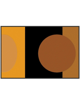 tapis d'entrée, jaune.