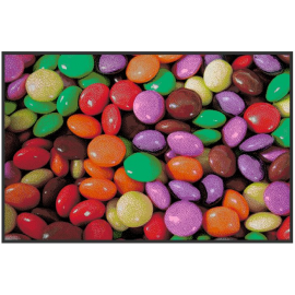 tapis d'entrée colorée,