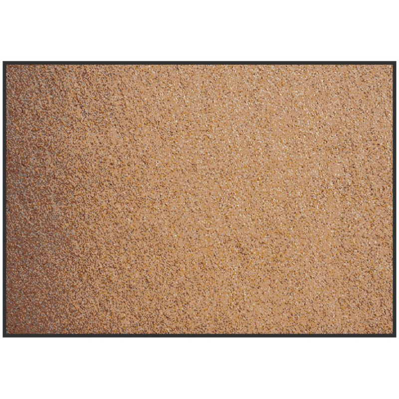 tapis d'entrée, façon sable.