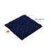tapis d'entrée, couleur bleu, tapis intérieur tapis d'entrée, couleur bleu, tapis intérieur