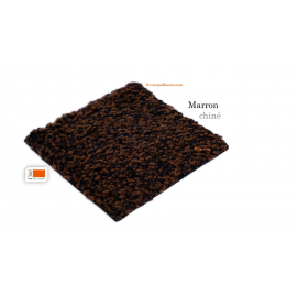 tapis d'entrée stop poussière, stop humidité, marron chiné