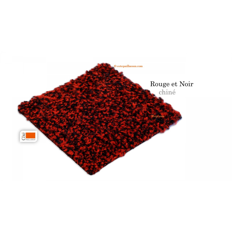 tapis d'entrée, couleur Rouge Chiné