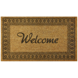 Paillasson-coco-Welcome-écru