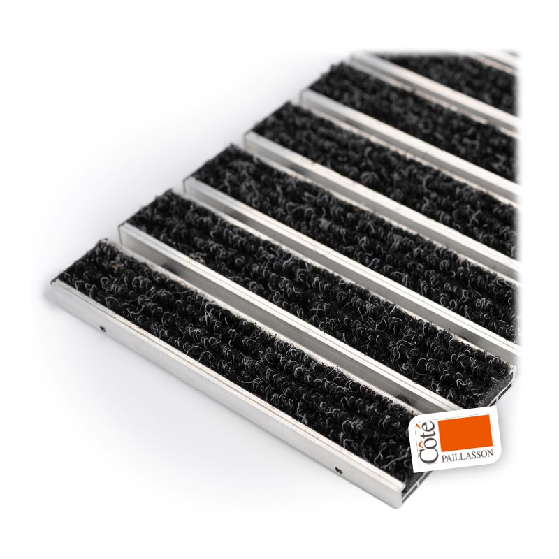 Tapis Aluminium AVEC CADRE Sur Mesure (trafic...