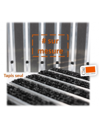 tapis d'entrée aluminium sur mesure