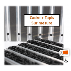 tapis d'entrée aluminium sur mesure