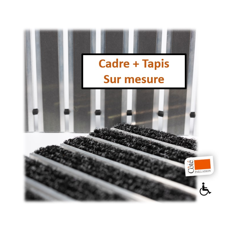 tapis d'entrée aluminium sur mesure