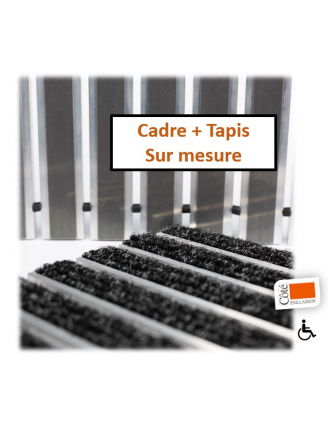 tapis d'entrée aluminium sur mesure