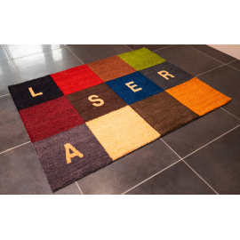 Paillasson personnalisé tapis coco sur mesure avec Logo - Mytapis