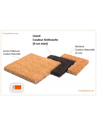 PAILLASSON MODERNE ANTHRACITE