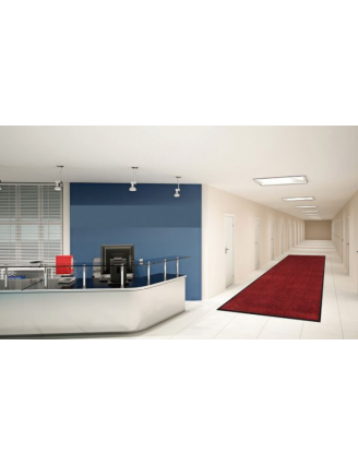 tapis d'entrée rouge