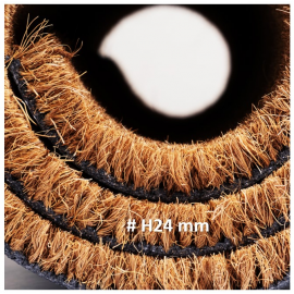 Passaillson brosse coco qualite normale, sur mesure, epaisseur 24 mm