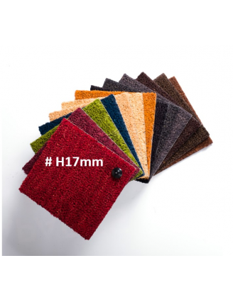 paillasson brosse coco de couleur, sur mesure, épaisseur 17 mm