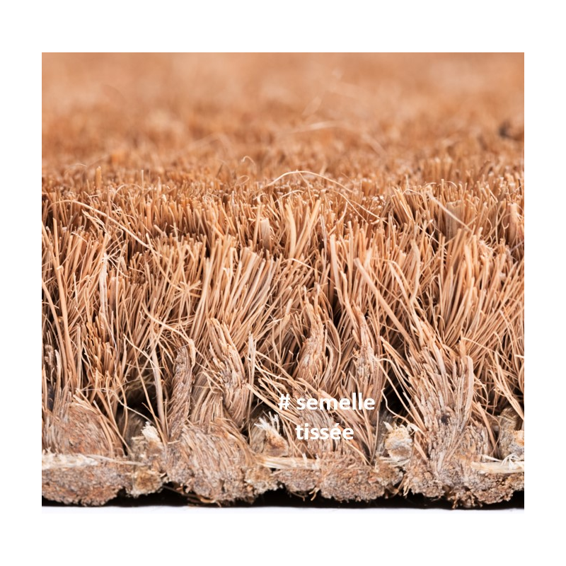 Tapis brosse Coco sur mesure EXTRA Tissé H24/25 mm