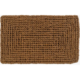 paillasson tissé et gaufré, fibres naturelles, 100% naturel